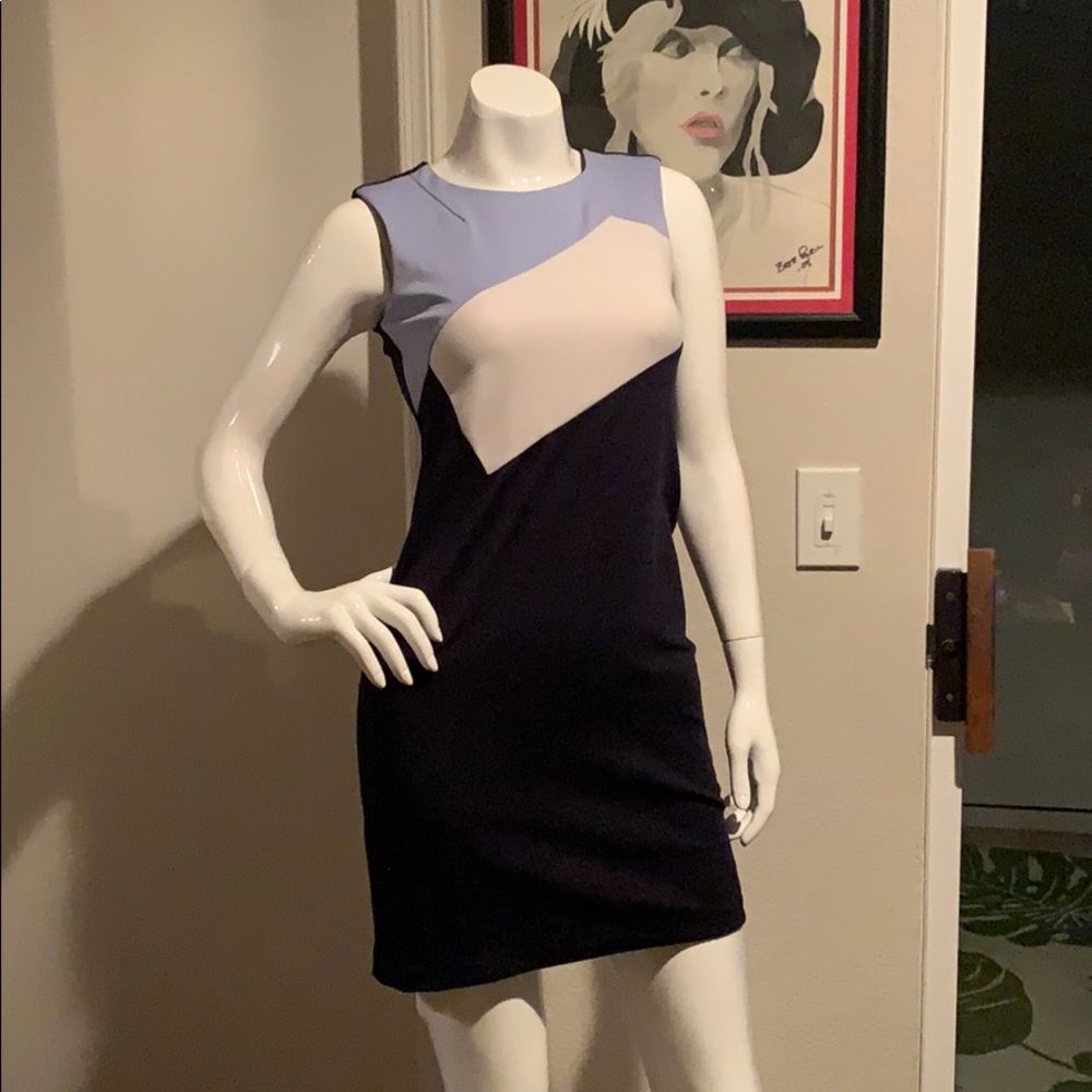 Brand New Navy/White/Light Blue Dress